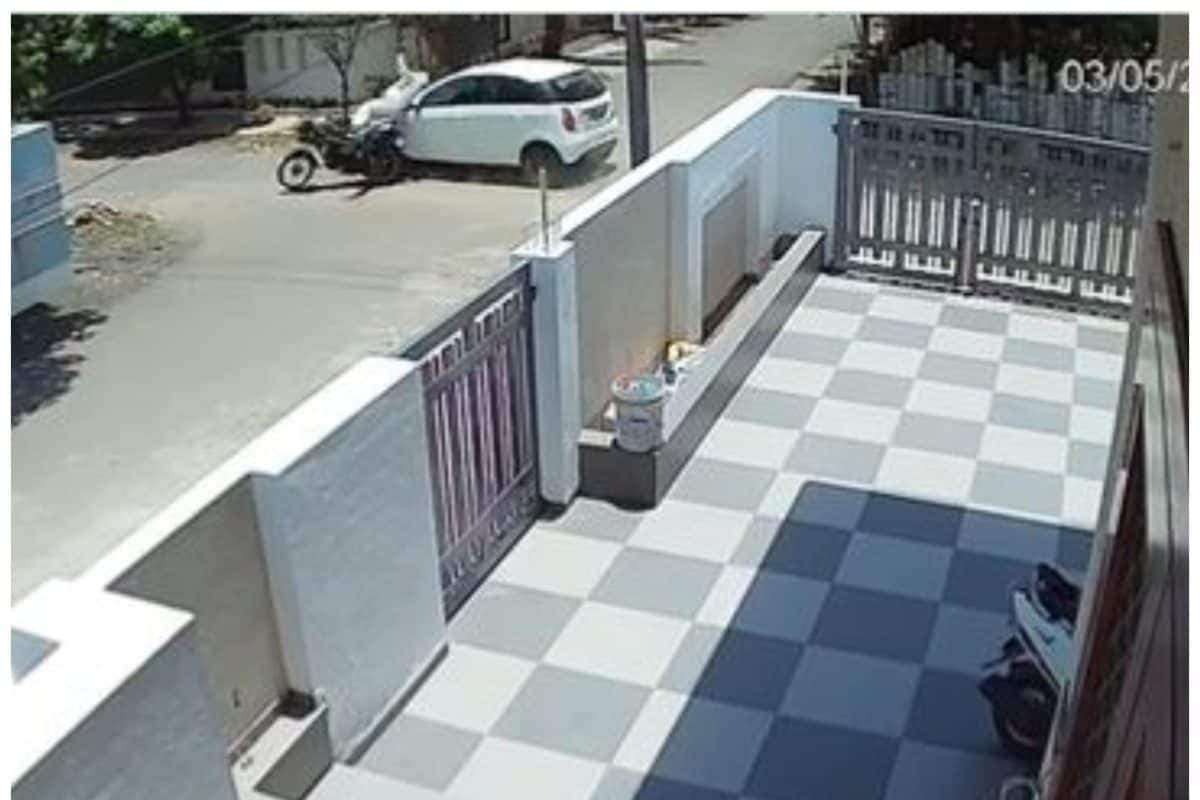 On Cam | 64-year-old Man Dies After Speeding Car Rams Into Bike In Maharashtra’s Amravati