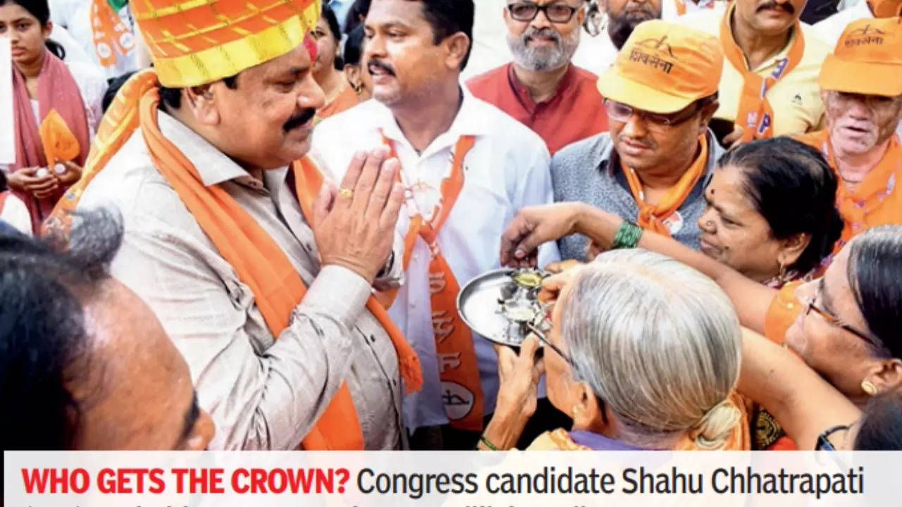 Shivaji descendant in close fight with Shinde camp MP