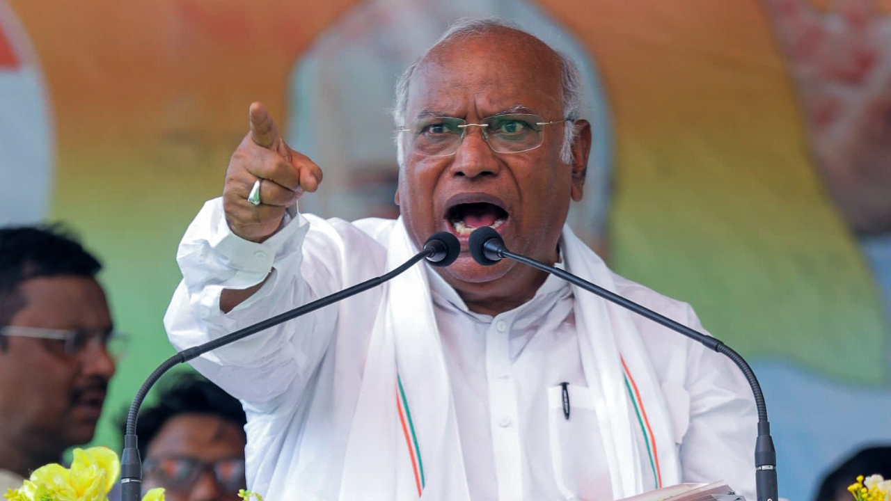 Kharge writes to INDIA bloc over discrepancies in turnout Kharge writes to INDIA bloc over discrepancies in turnout