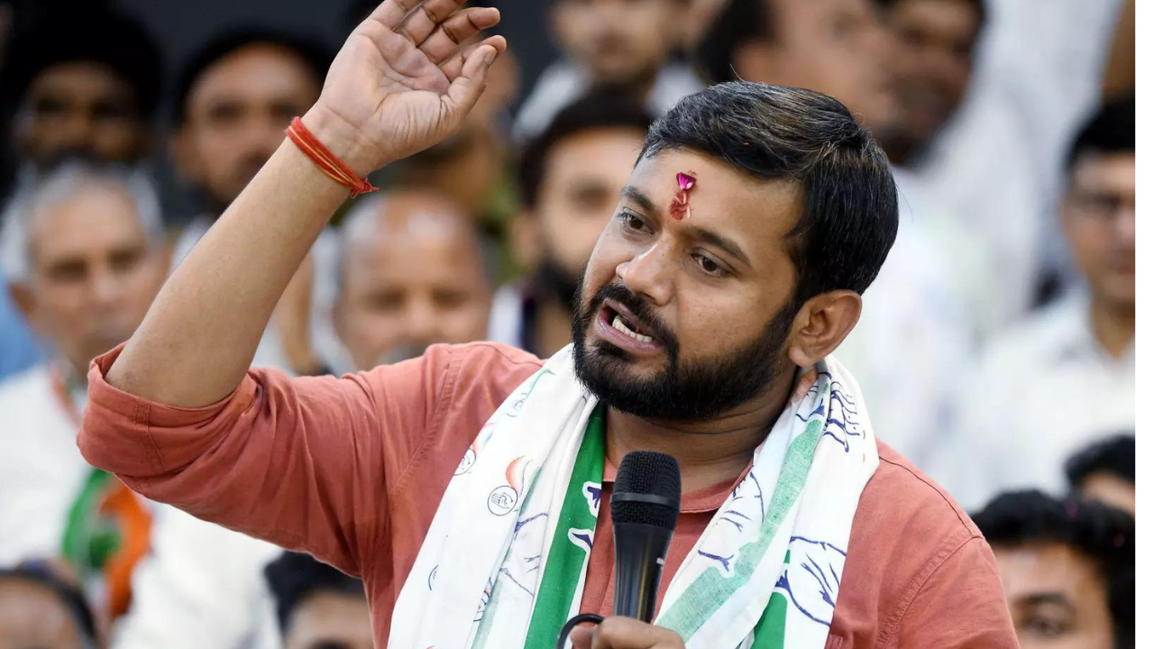 Cong’s Kanhaiya Kumar assaulted while campaigning in Delhi Cong’s Kanhaiya Kumar assaulted while campaigning in Delhi
