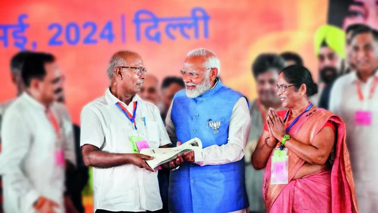 We have already crossed majority mark, now moving towards 400-plus: PM Modi