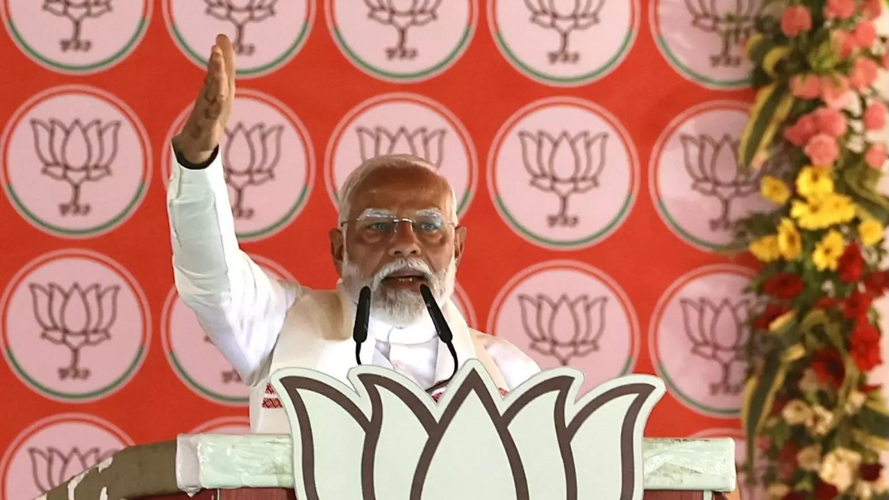 ‘We have flag on Moon, they have Moon on …’: PM Modi’s jab at Pakistan