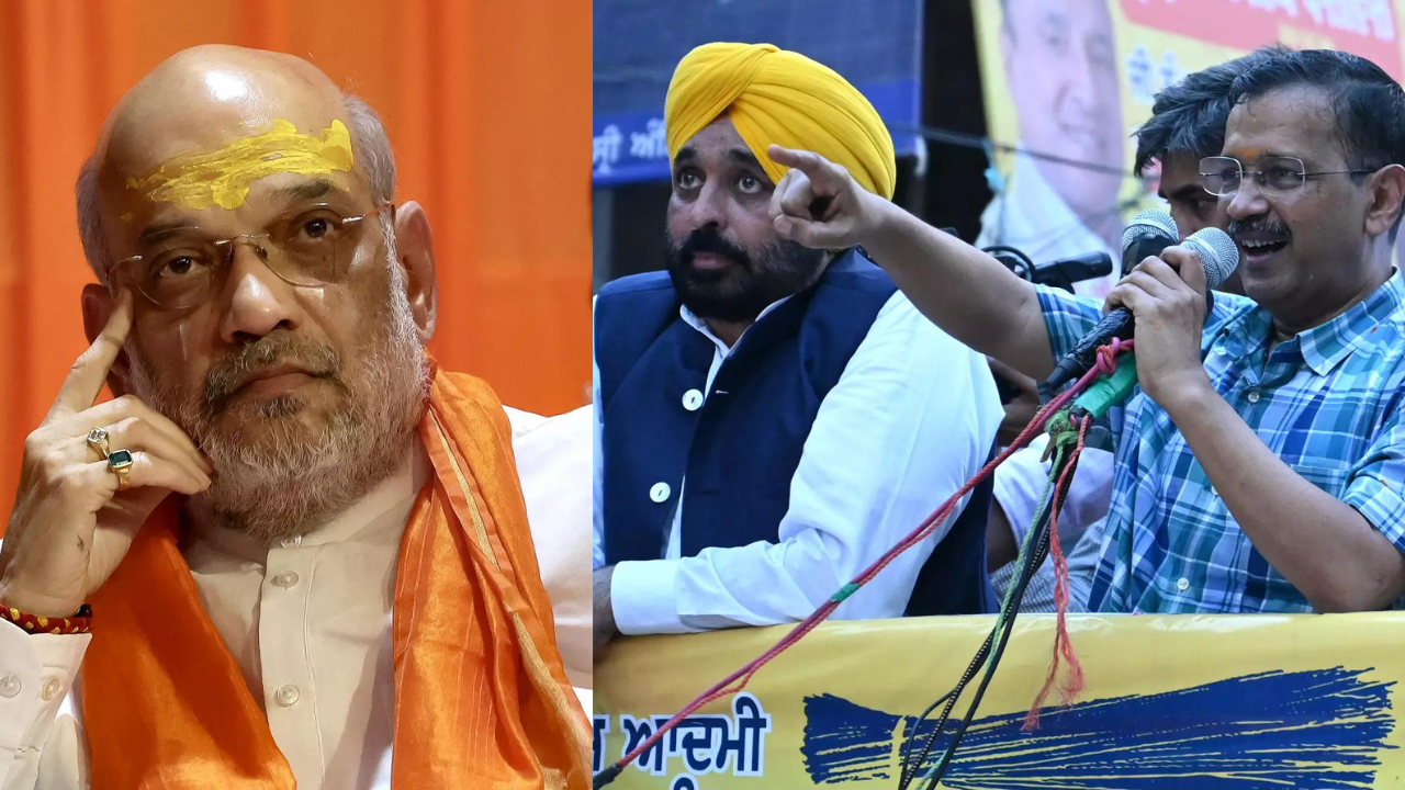 ‘Don’t threaten Punjab’: Kejriwal accuses Amit Shah of plotting to topple AAP govt in state