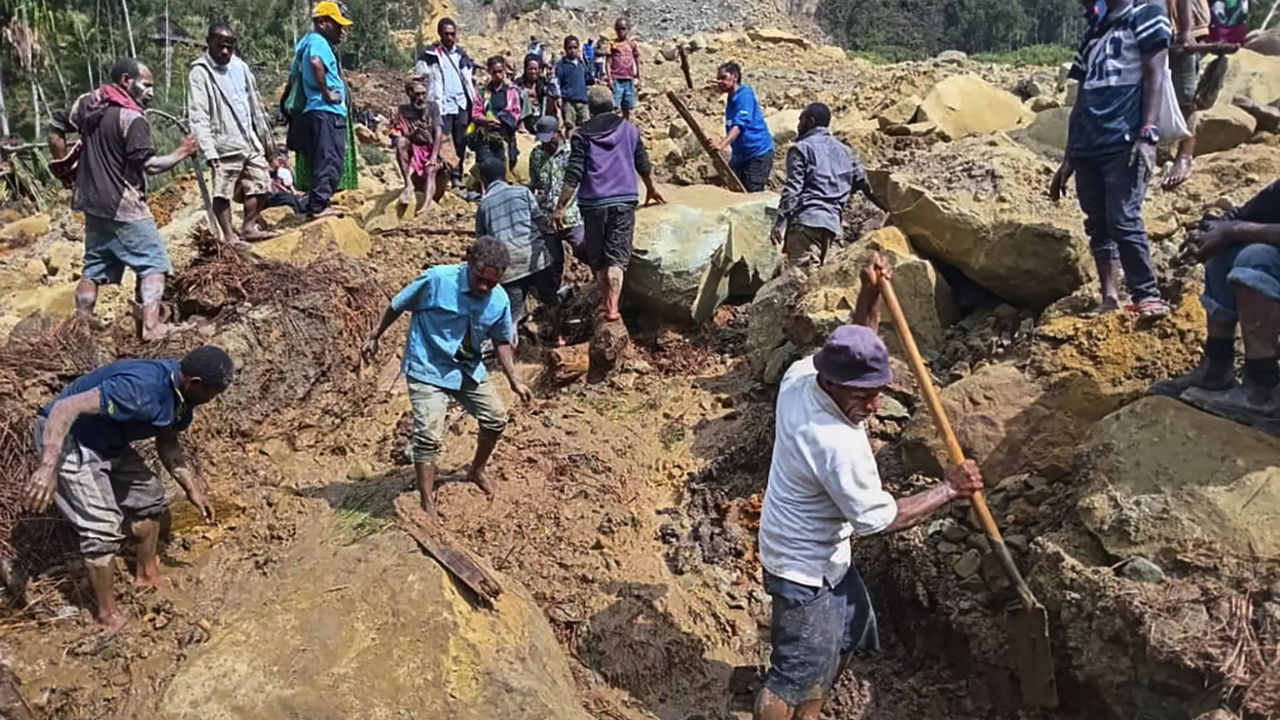 India announces  million relief aid for landslide-hit PNG