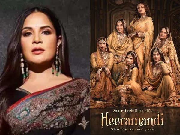 Richa Chadha shares a gratitude note for the team of Heeramandi