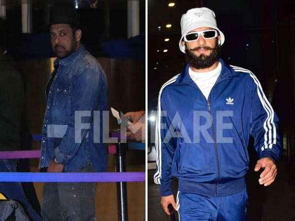 Salman Khan and Ranveer Singh snapped at the airport Salman Khan and Ranveer Singh snapped at the airport