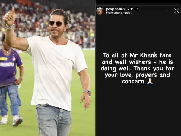 Shah Rukh Khanâs manager shares an update on the actors health