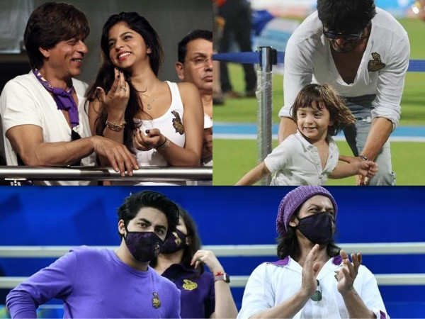 Shah Rukh Khanâs special moments with his family in cricket stadiums