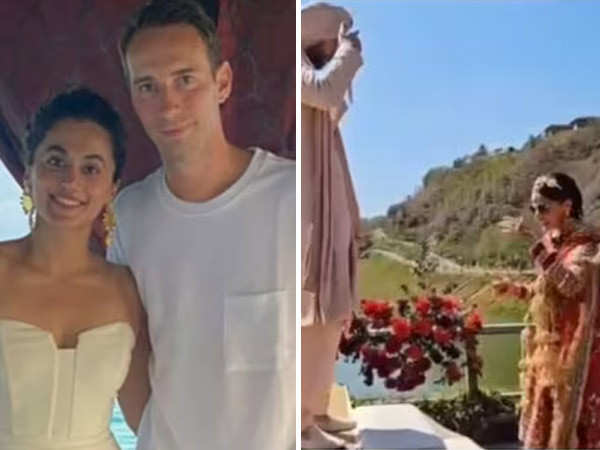 Check out Taapsee Pannu and Mathias Boeâs dreamy sangeet night decor