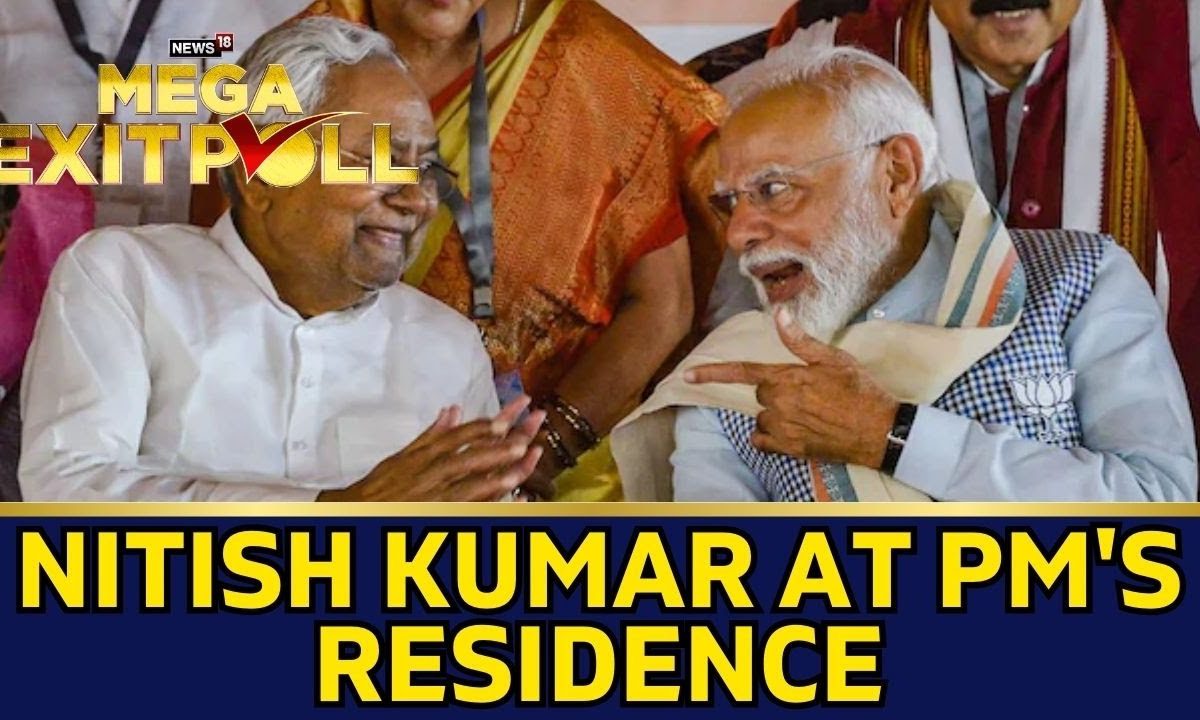 Lok Sabha Election 2024 Exit Polls Updates | Nitish Kumar Reaches PM Modi’s Residence | News18