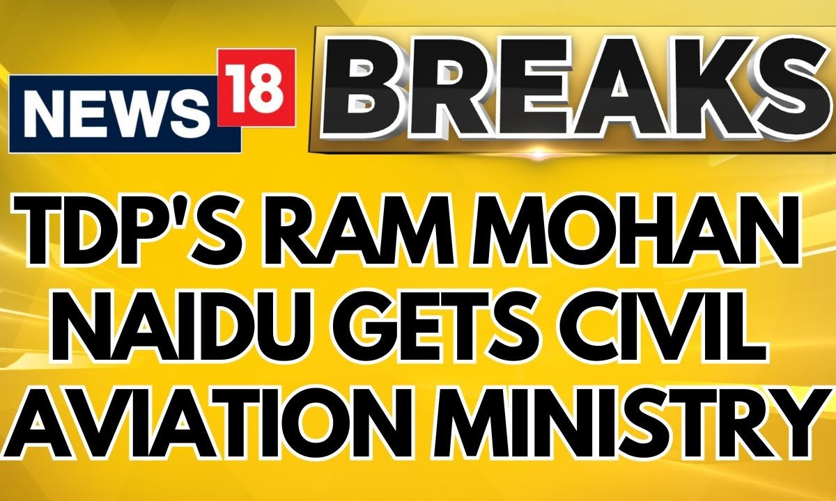 Kinjarapu Rammohan Naidu From TDP Appointed Civil Aviation Minister | English News | News18