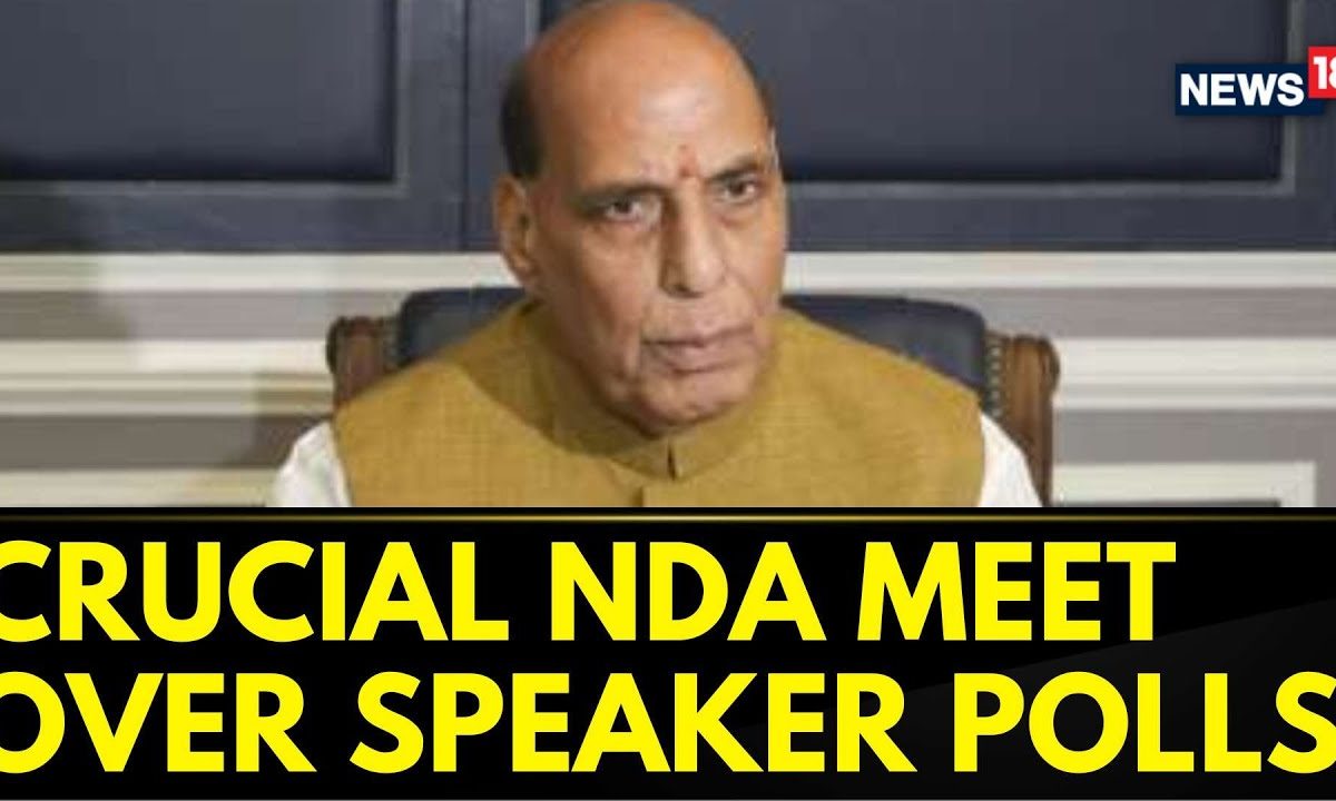 NDA Meet At Rajnath Singh’s Residence On Speaker And Dy Speaker’s Post | Lok Sabha Speaker Elections