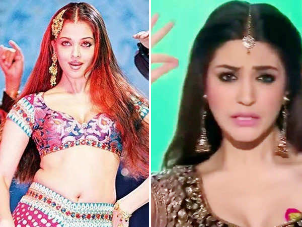 When Anushka Sharma recreated Aishwarya Rai Bachchanâs iconic Kajra Re song