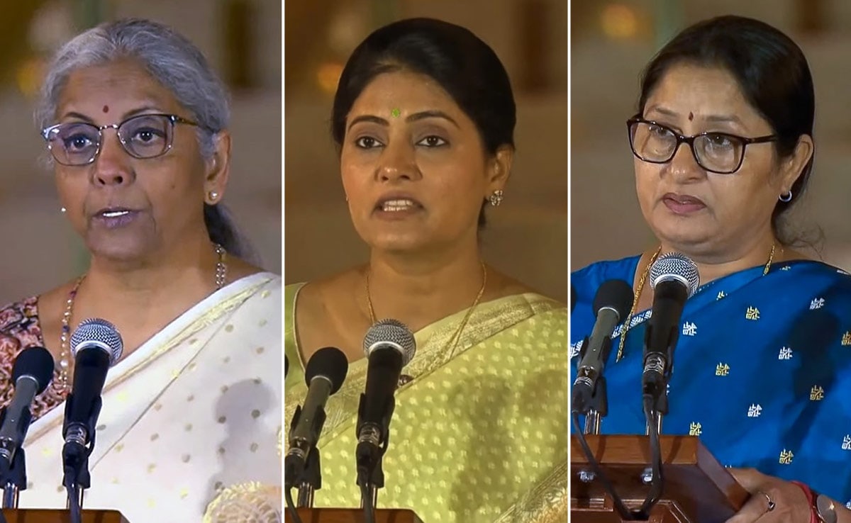 Meet Modi 3.0’s Seven Women Ministers, Two Of Them Hold Cabinet Rank