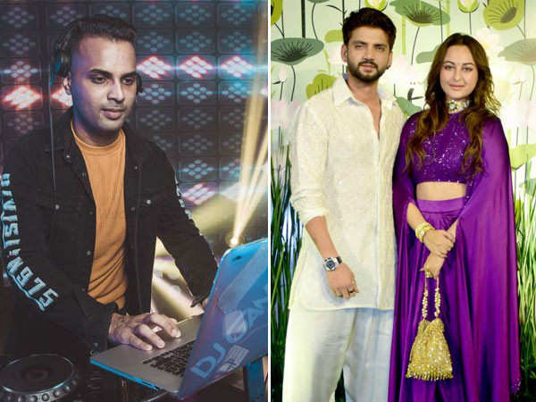 DJ Ganesh reveals Sonakshi Sinha and Zaheer Iqbal to party till 4 am today