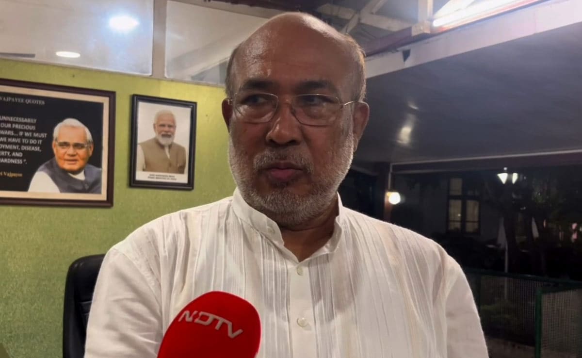 “Not That Big”: Manipur Chief Minister To NDTV On Current Crisis In State