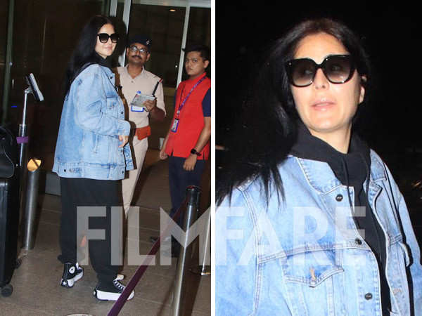 Photos: Katrina Kaif makes heads turn with a trendy airport look