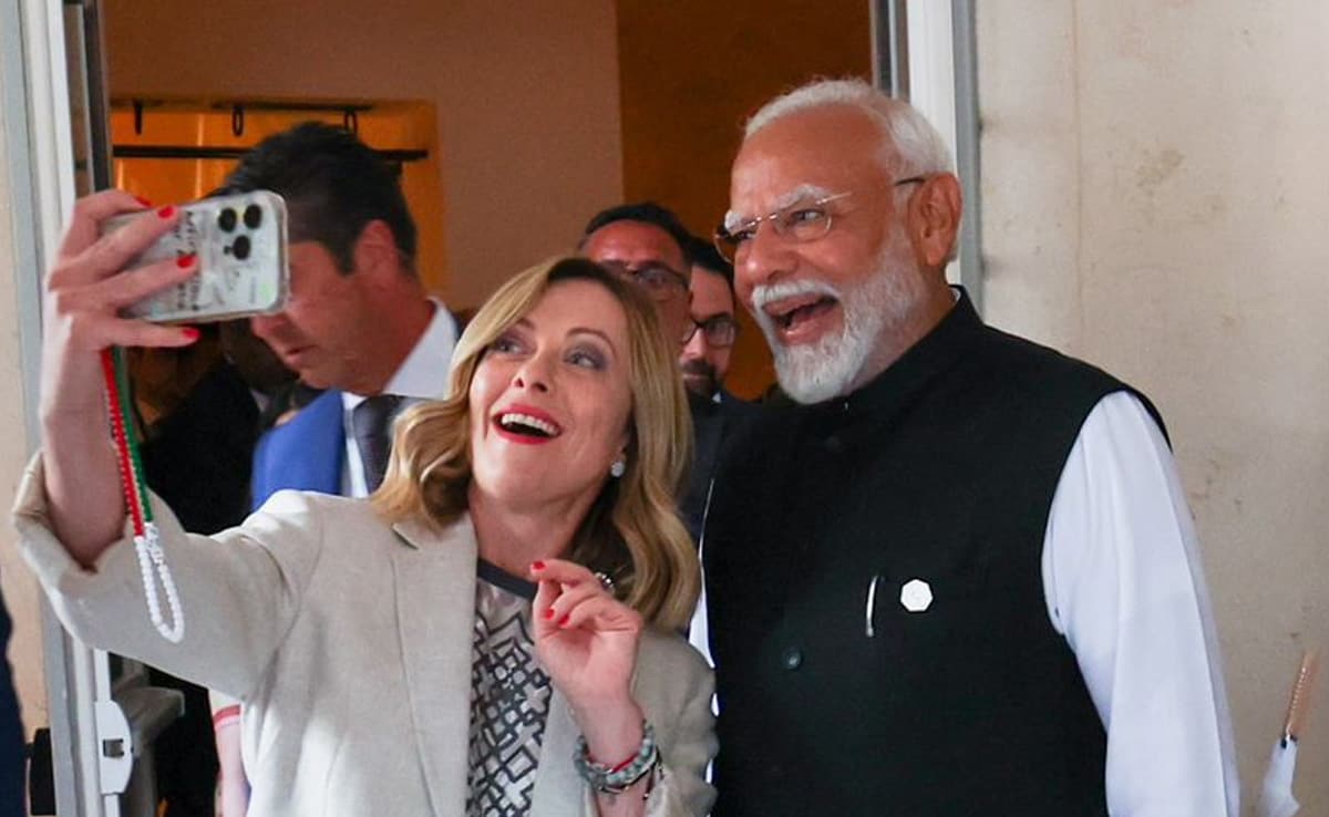PM Modi, Italy Counterpart Giorgia Meloni’s Selfie At G7 Summit Goes Viral