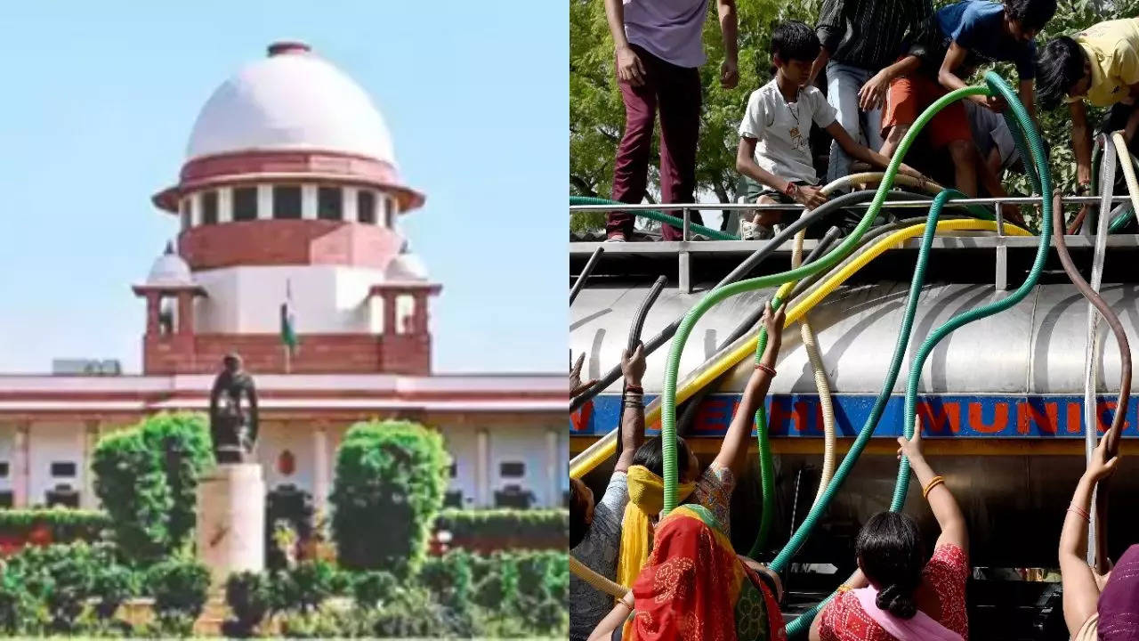 SC slams Delhi govt for not rectifying defects in water scarcity plea