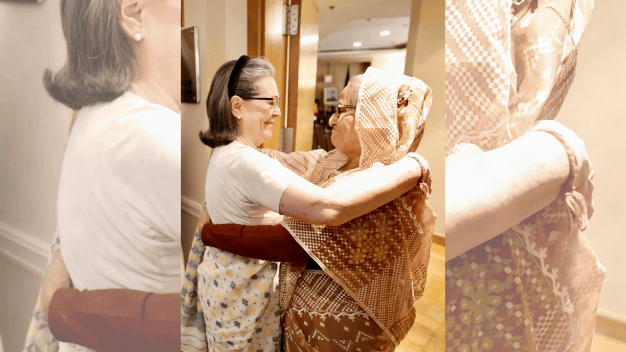 After attending PM’s swearing-in, B’desh PM Hasina meets Sonia