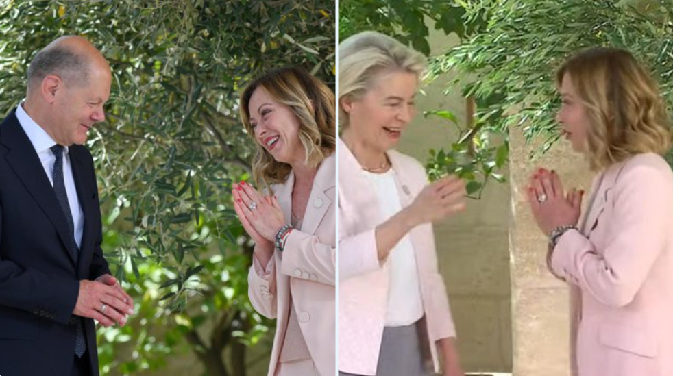 Namaste at G7: Meloni greets world leaders with symbolic gesture