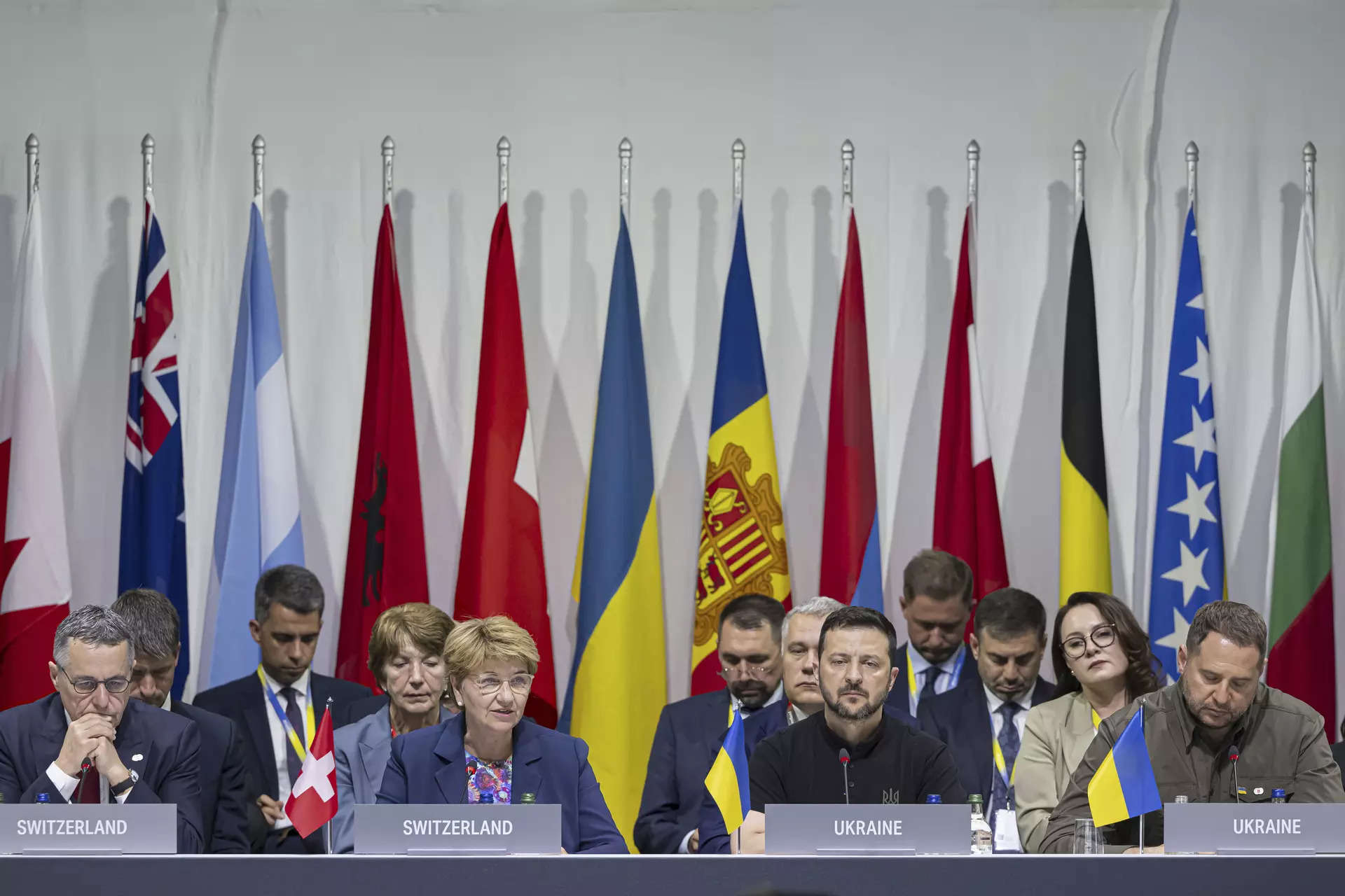 Russia absent, India refuses to endorse peace communique