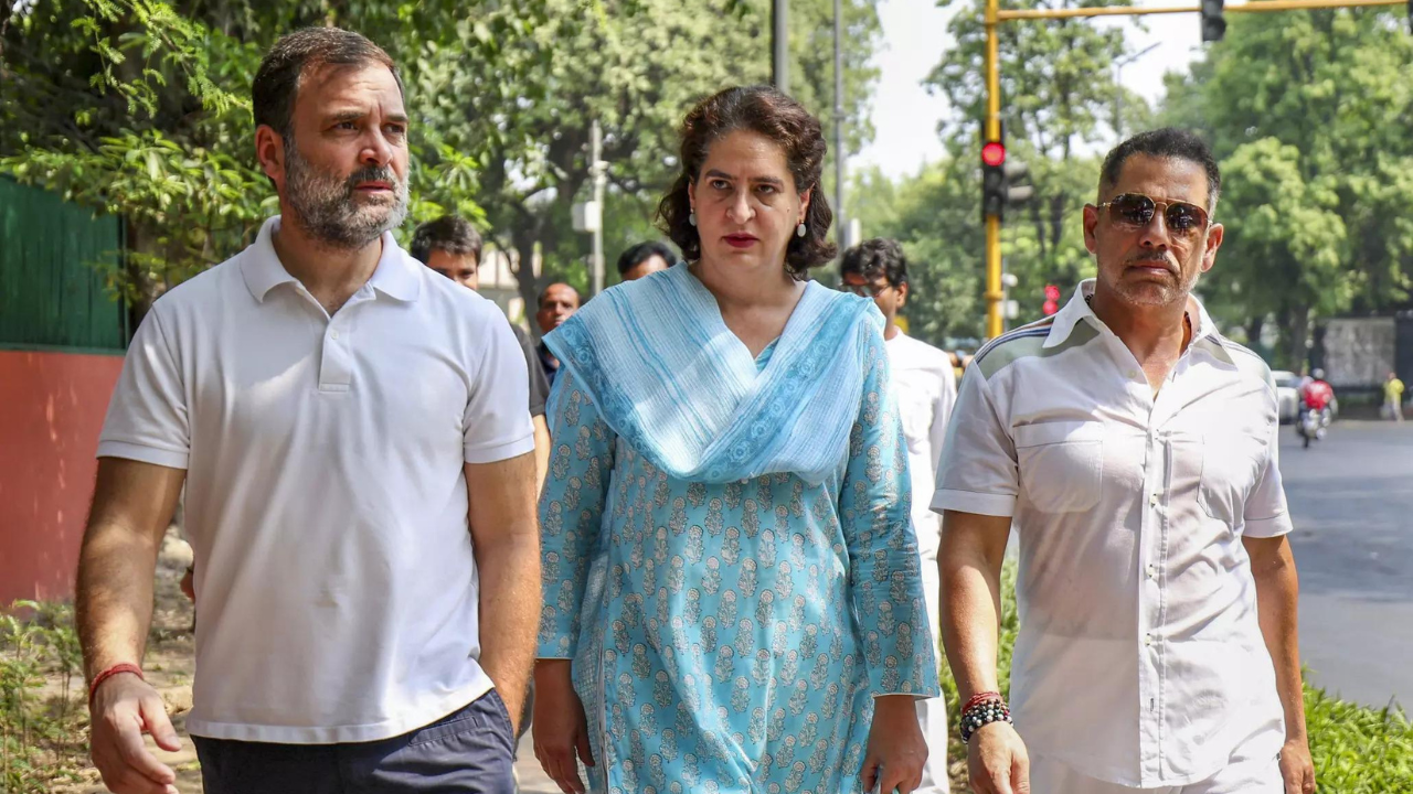 ‘Didn’t take no’: Vadra says he pushed Priyanka to enter politics