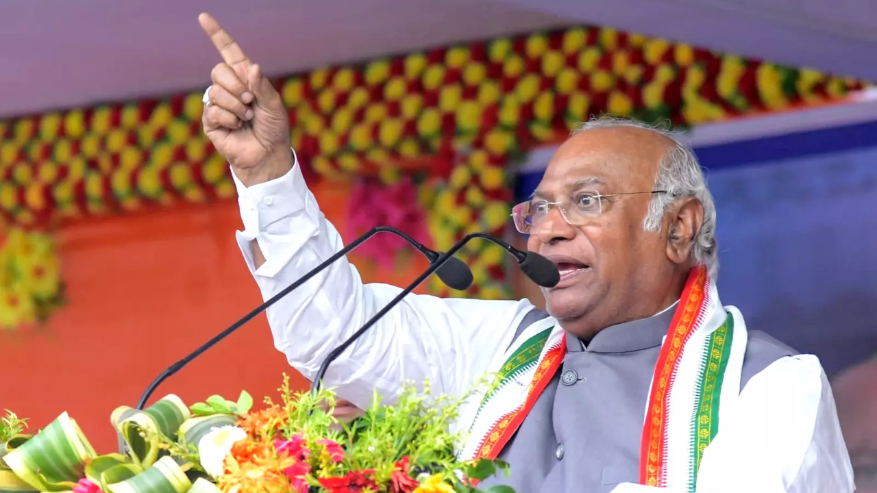‘Restore Bapu, Ambedkar statues to original spots in Parliament’: Kharge writes to Dhankar