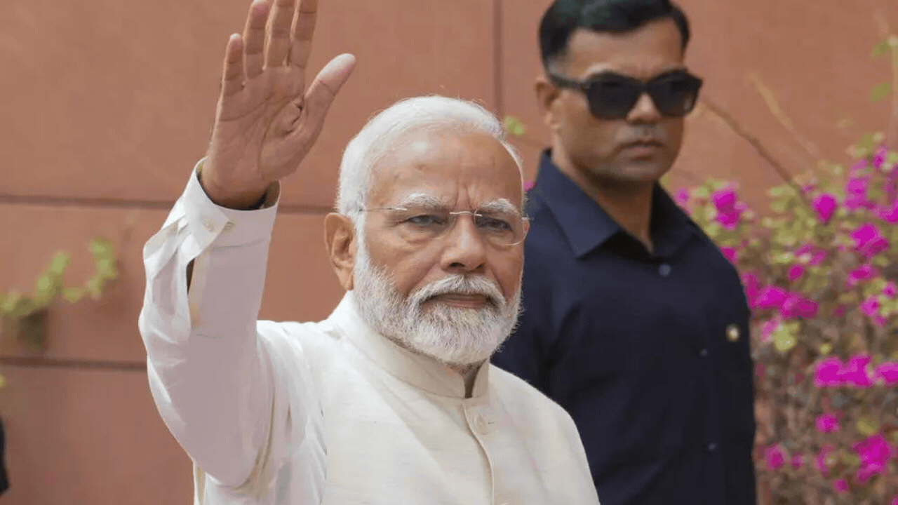 PM Modi calls Emergency ‘black spot’ on democracy; Kharge hits back