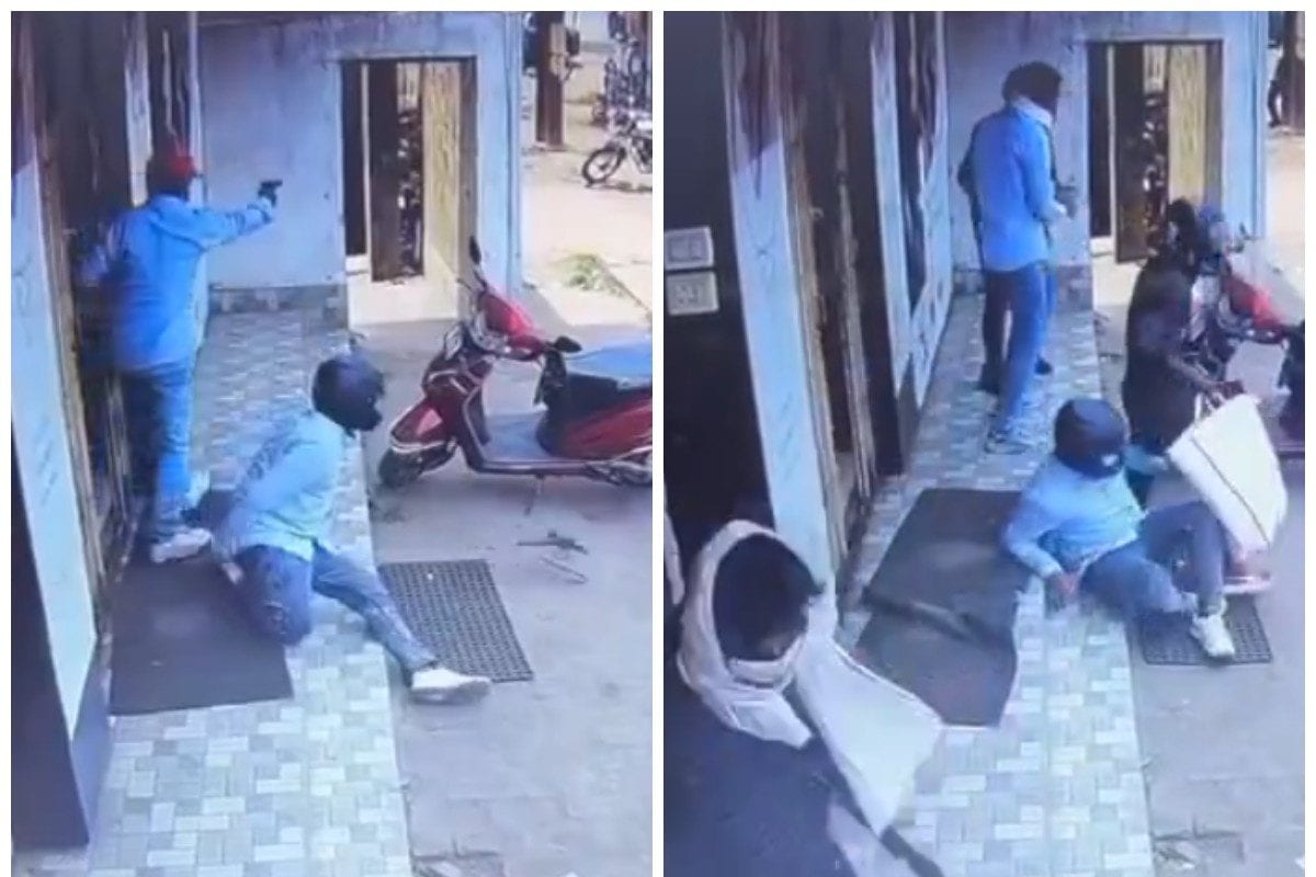 Video: Brave Bengal Cop Vs Masked Robbers In Gun Battle At Jewellery Shop & A Foiled Rs 4 Crore Heist