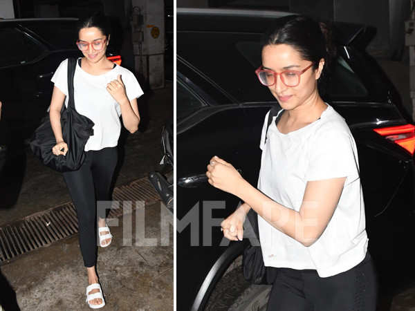 Shraddha Kapoor snapped post a rigorous workout
