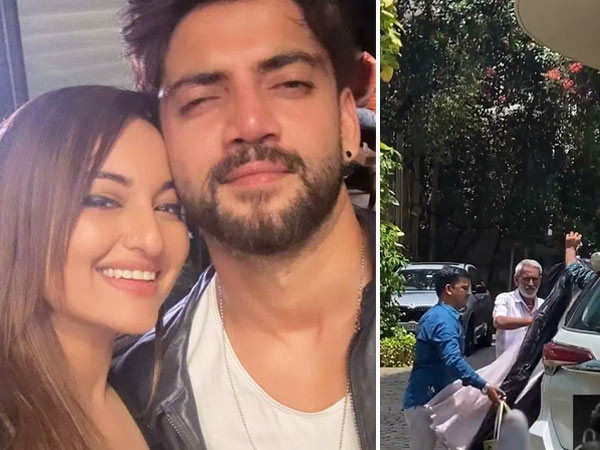 A sneak peek at Sonakshi Sinhas lehenga from her wedding