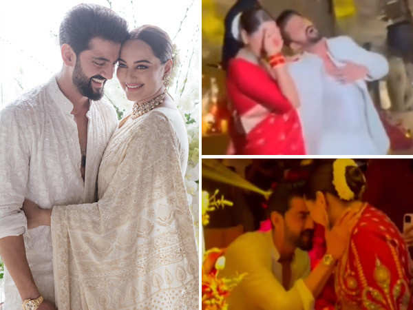 All the inside videos from Sonakshi Sinha and Zaheer Iqbals wedding
