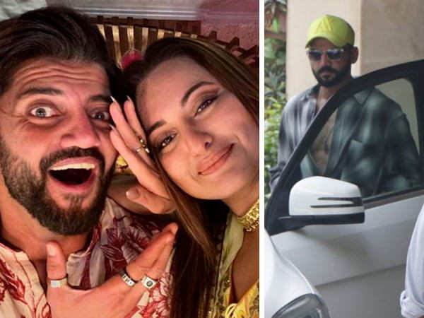 Sonakshi Sinha and Zaheer Iqbalâs first appearances on wedding day today