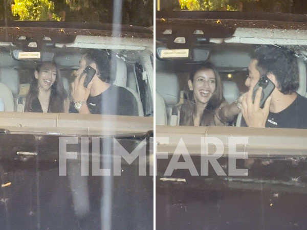 Triptii Dimri and rumoured boyfriend Sam Merchant clicked in the city