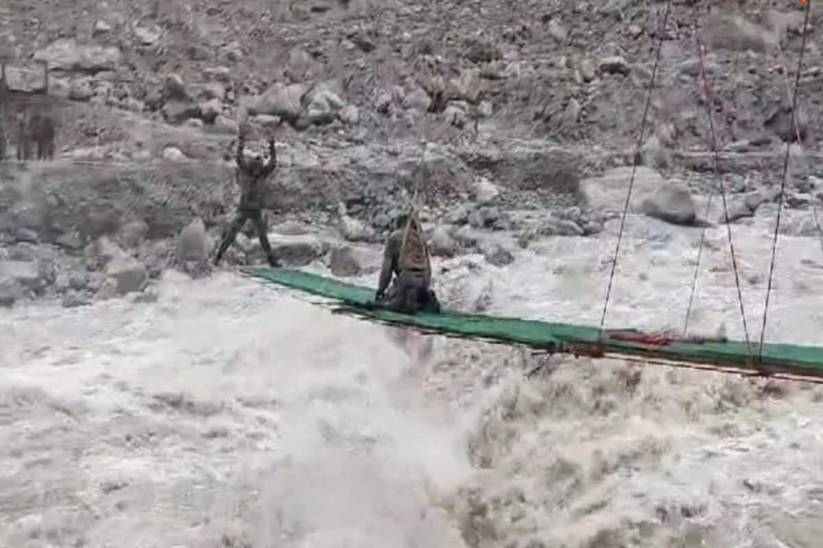 Watch: Indian Army Makes 150-foot Long Suspension Bridge In 48 Hours In Rain-hit Sikkim