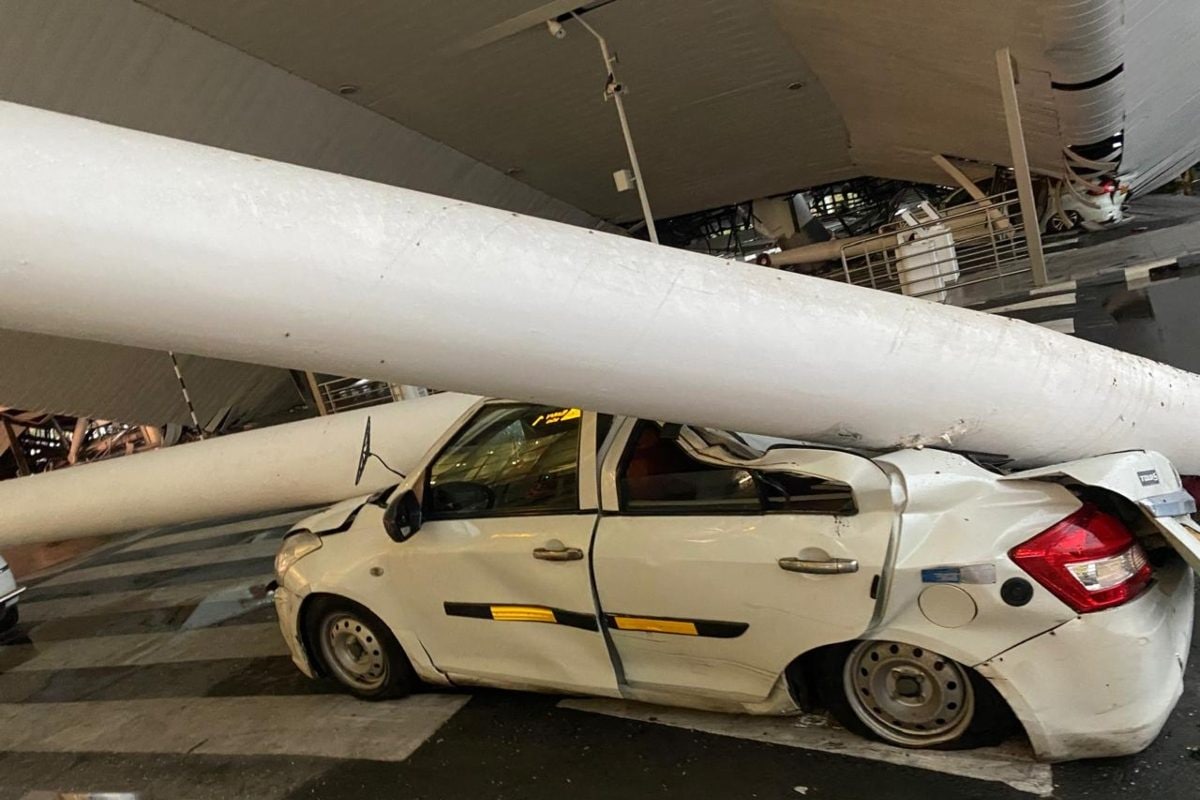 6 Injured After Roof Falls On Delhi Airport Cars, Terminal 1 Ops Suspended To Ensure Safety