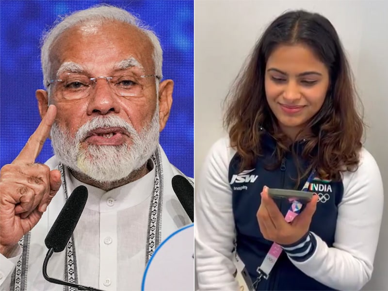 “You Lost Silver By 0.1 Points”: PM Modi’s Phone Call With Manu Bhaker
