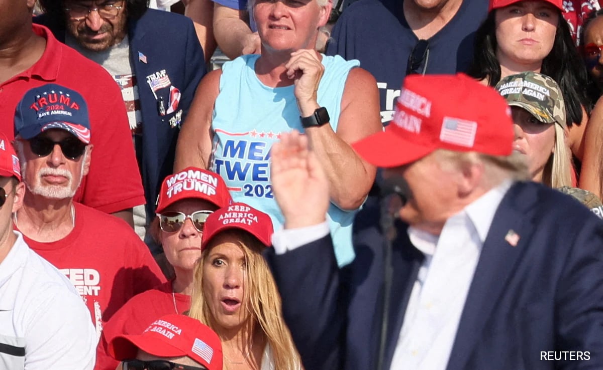 Photo Shows Bullet Inches From Donald Trump’s Face At US Rally