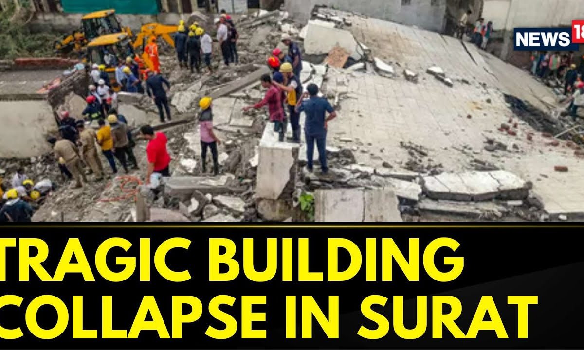 7 Dead As Six-storey Building Collapses In Gujarat’s Surat, Many Feared Trapped | Gujarat News