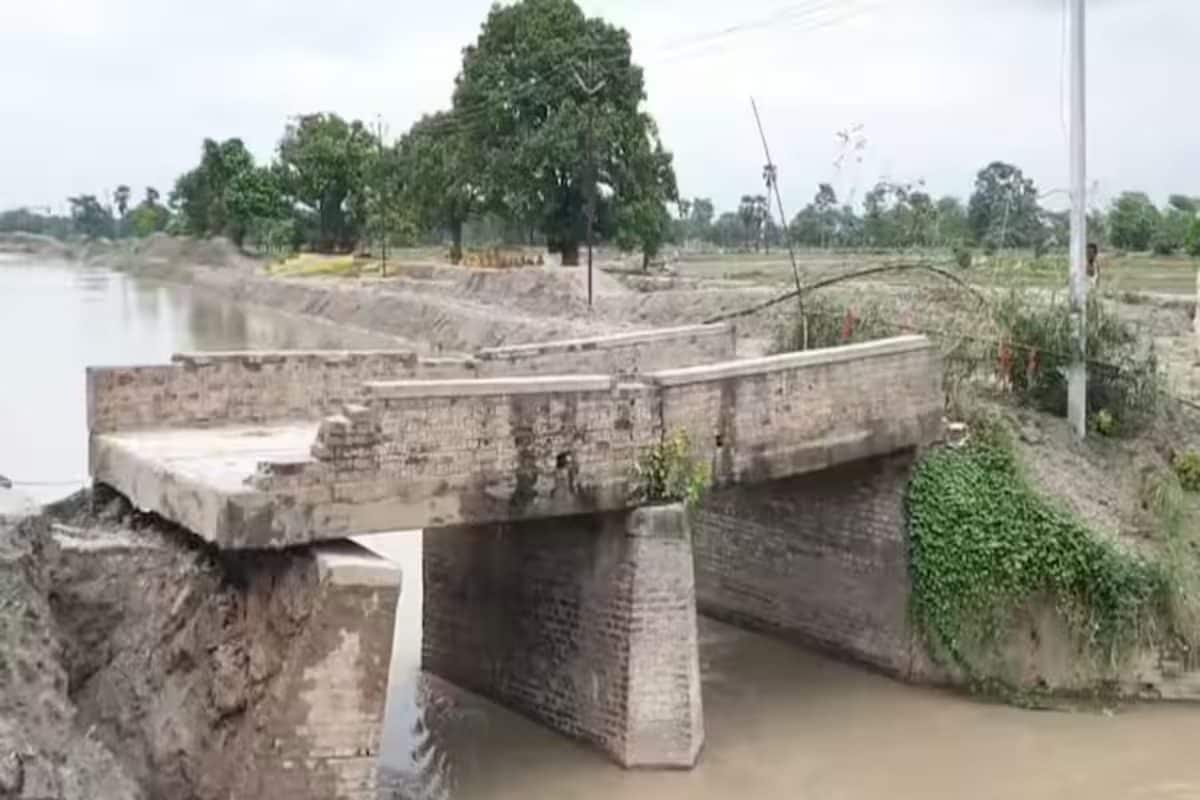 Another Bridge Collapses In Bihar’s Siwan District, Seventh Such Incident In 15 Days