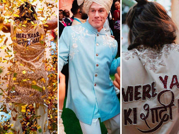 Heres a closer look at the unique outfits at Anant Ambanis baraat