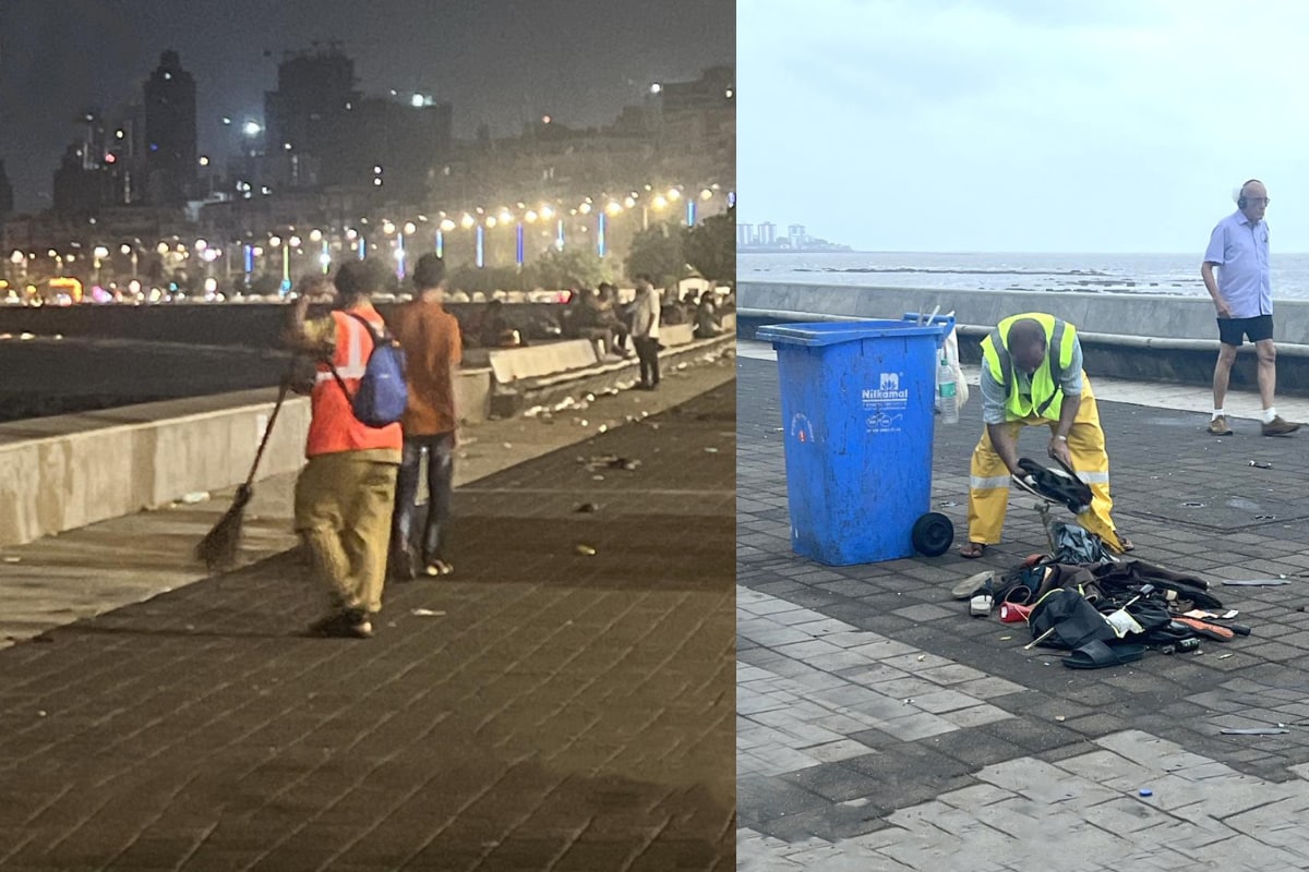 In Massive Drive, BMC Cleans Marine Drive Overnight After T20 World Cup Victory Parade