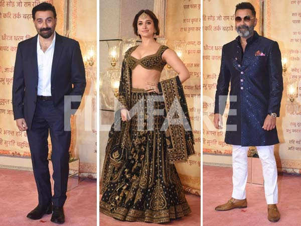 Sunny Deol Bobby Deol and more at Anant-Radhikas Mangal Utsav