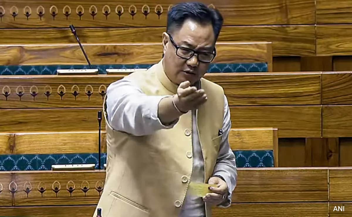 Nobody Can Expect To Escape: Kiren Rijiju On Notice Against Rahul Gandhi