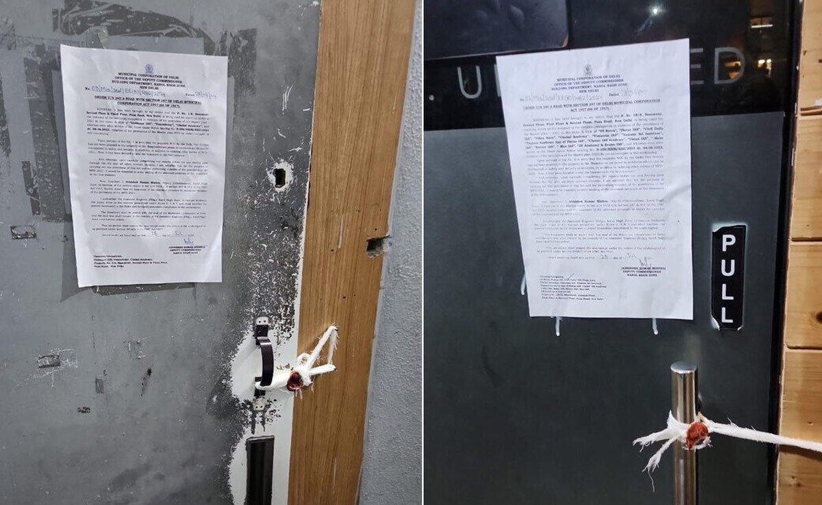 Day After 3 Die In Basement, 13 “Illegal” Coaching Centres Sealed In Delhi