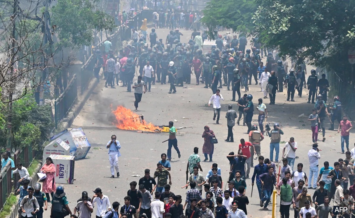 32 Dead In Bangladesh Unrest, Protesters Set Fire To State TV Headquarters