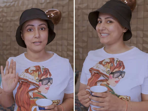 Hina Khan shares inspiring video while battling breast cancer