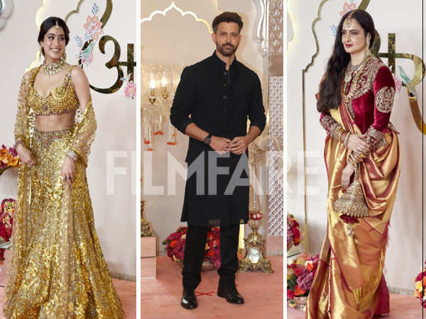Janhvi Kapoor Hrithik Roshan Vidya Balan at Anant-Radhikas wedding