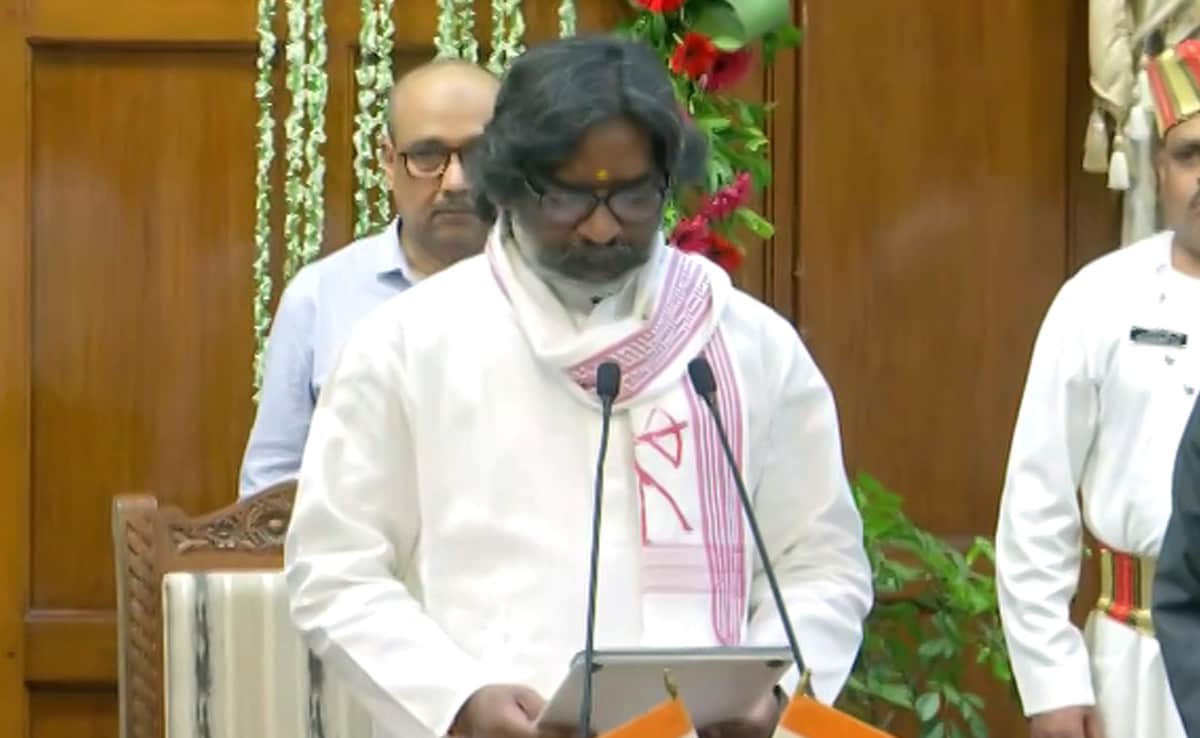 Hemant Soren Back As Jharkhand Chief Minister After 5 Months In Jail